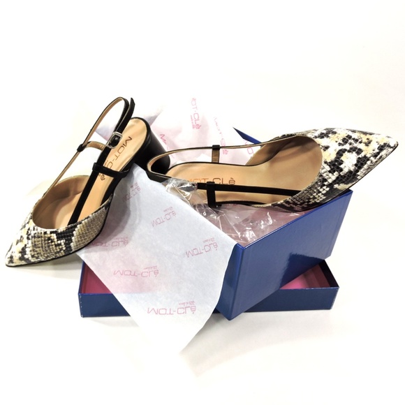 MOT-CLe 🇮🇹 WOMEN BLACK LEATHER SUMMER FASHION COMFORT SANDALS - Picture 8 of 8